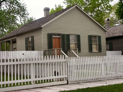 Home of Julia Sprigg. Her daughter babysat the Lincoln boys. National Park Service photo.